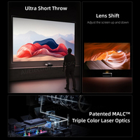 2025 JMGO O2 Ultra 4K UHD UST Triple Color Projector 4G+64G 2800 CVIA Lumens for Home Office Intelligent