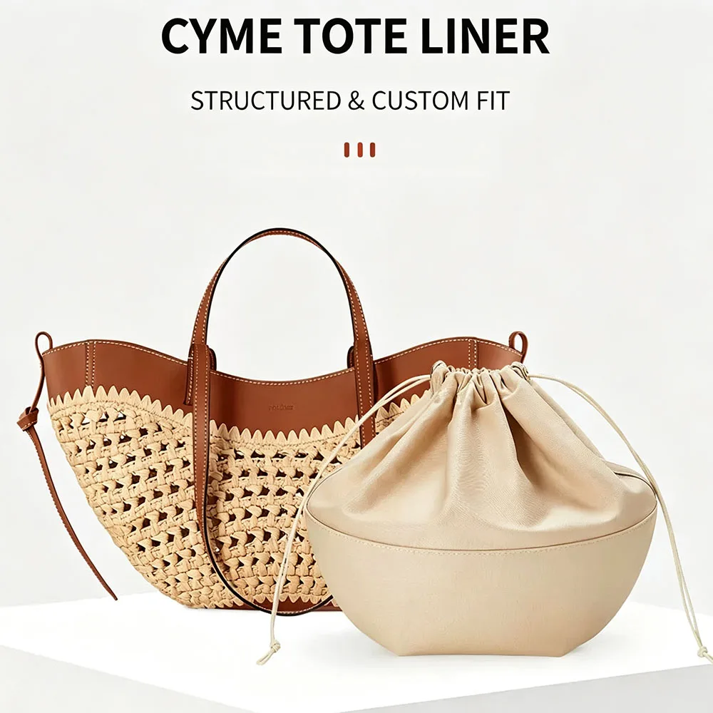 Craftsmanship Workshop Suitable for Polene Straw Bag Inner Liner, Cyme Raffia Bag Drawstring Bag Support