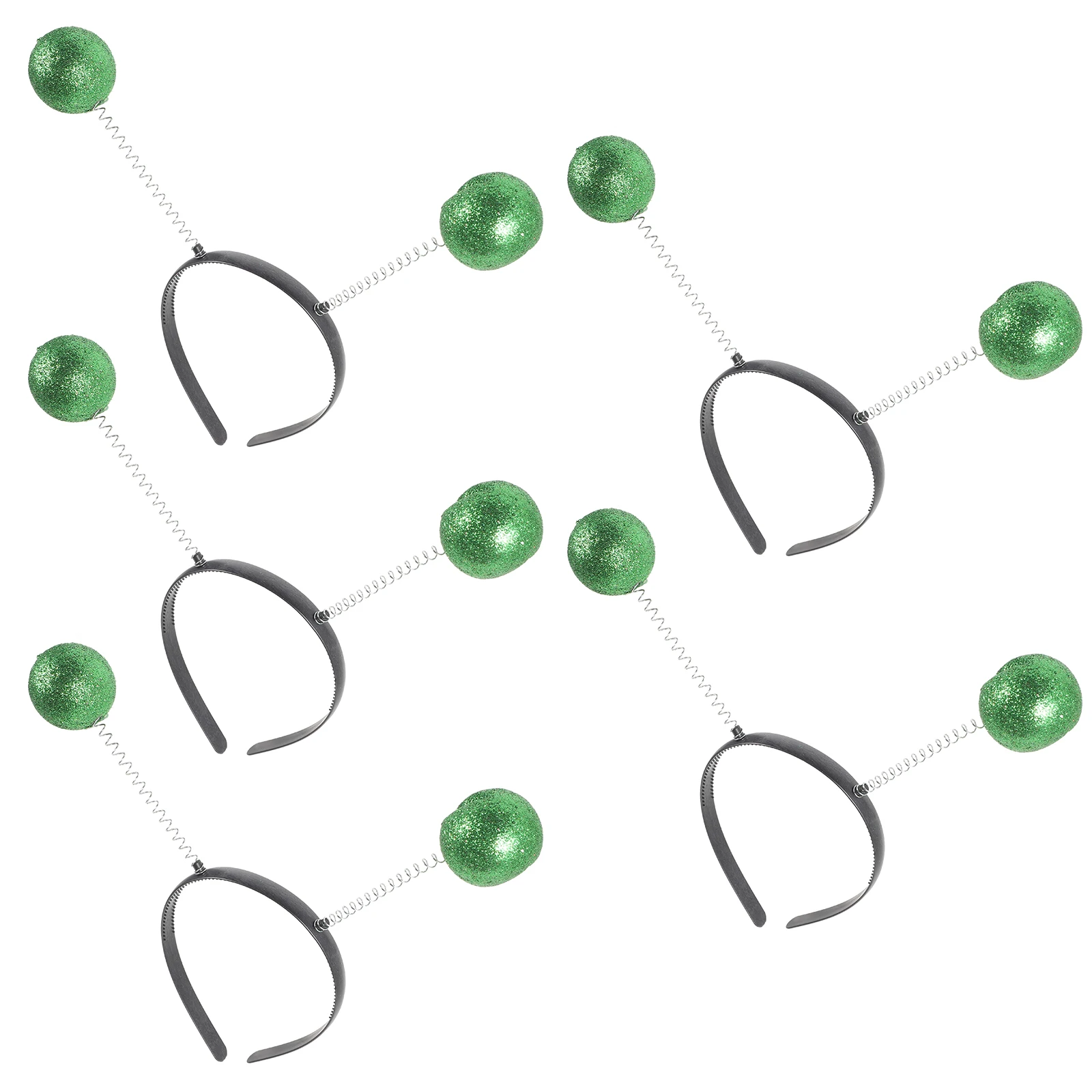 

Foam Ball Hair Headband Green Cute Party Festival Fashion Headdress Antenna Decorative Accessories For Women Kids Photo Prop