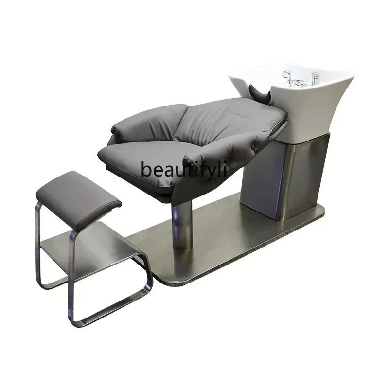 High-End Lying Half Punch Bed Hair Saloon Dedicated Shampoo Chair Light Luxury Shampoo Flushing Bed