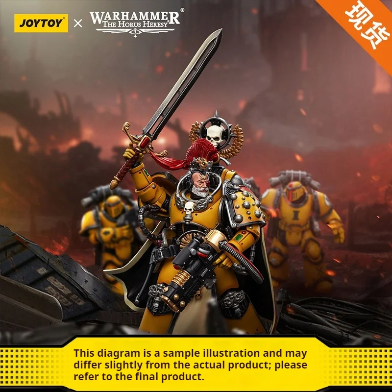 

JOYTOY Warhammer Horus Rebellion Dark Source Collectible Figurine Emperor Fist Power Sword Legion Executive Officer Toy for Fans