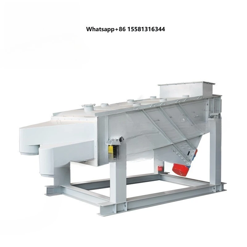 Hot Vibrating Screen Price Gypsum Powder Screening Vibrator Sieve Explosion-proof Linear Sifter Vibration Separator Machine