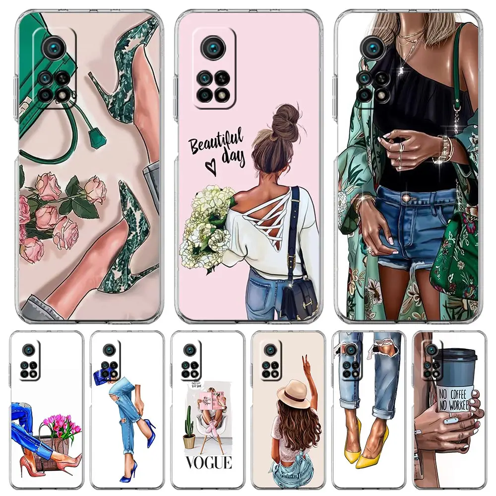 حافظة هاتف Coffee Miss للنساء والفتيات ، غطاء لـ Xiaomi Mi 14 13T 12T 10 12 Lite 11 Ultra 11X 11T Pro Poco X6 X5 X3 NFC F6 5G