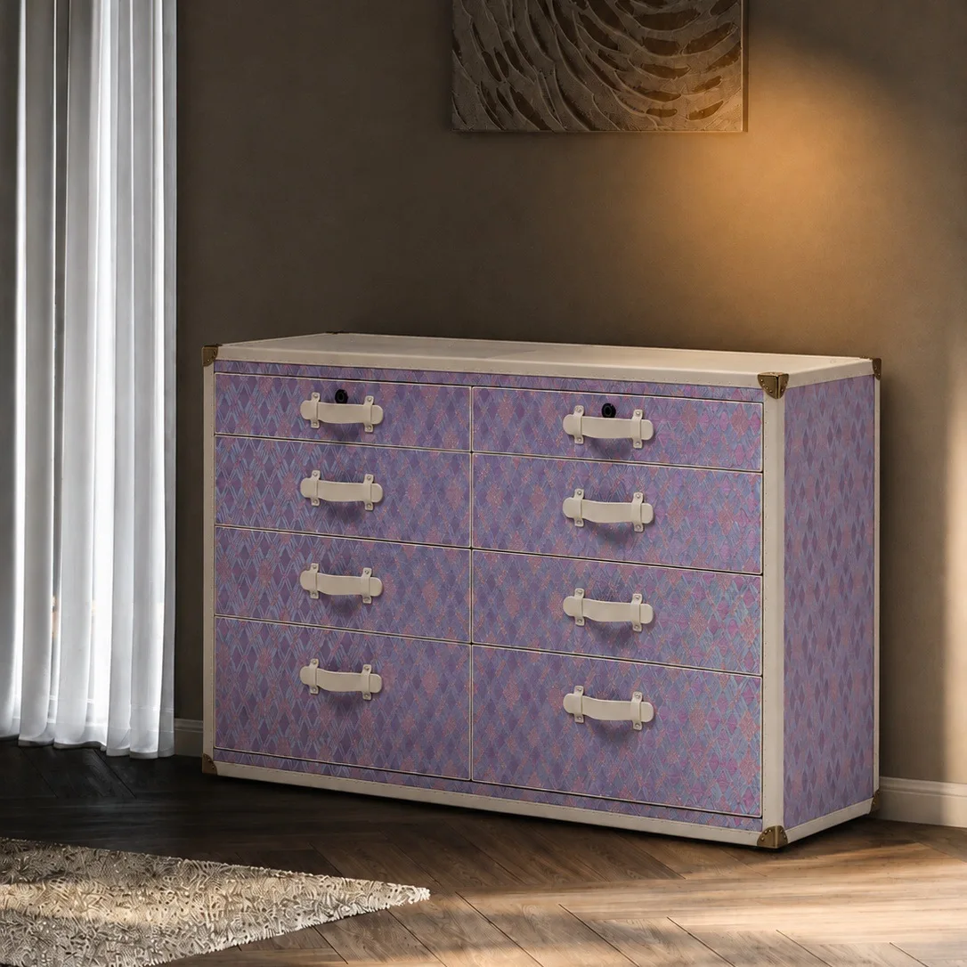 Italian light luxury jewelry storage side cabinet, bedroom cloakroom high-end jewelry display cabinet