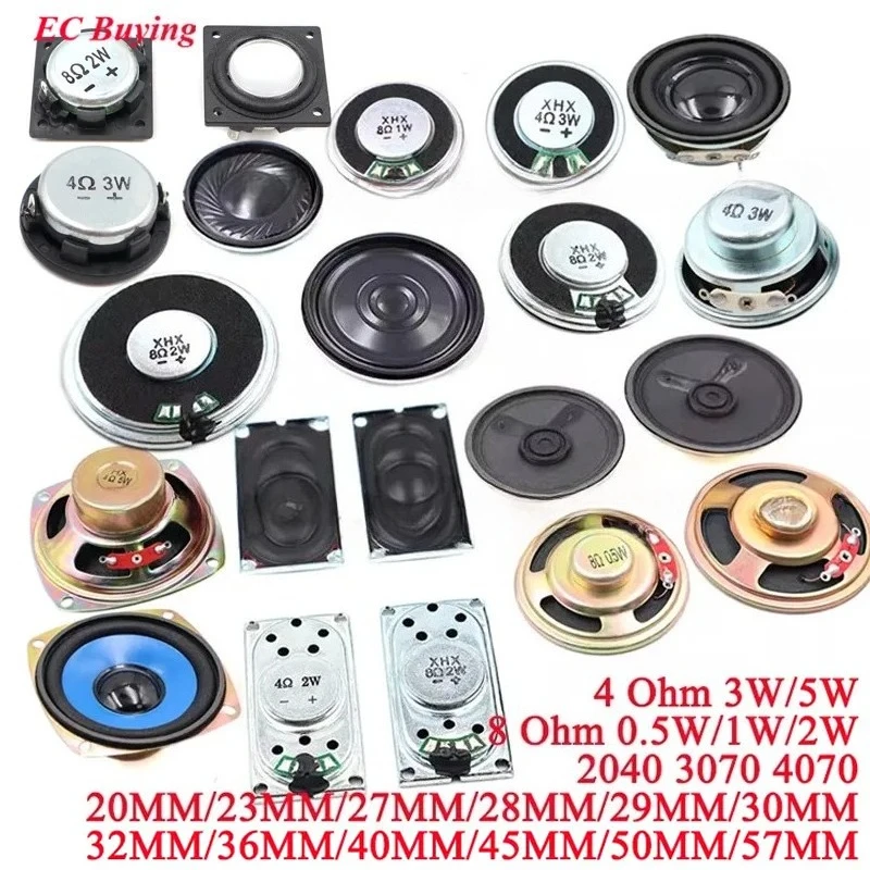 Image of 8 32 4 Ohm 0,5 W 1 W 2 W 3 W 5 W Hornlautsprecher 32R 8R 4R 0,5/1/2 W Durchmesser 20 mm 23 mm 26 mm 28 mm 30 mm 32 mm 36 mm 40