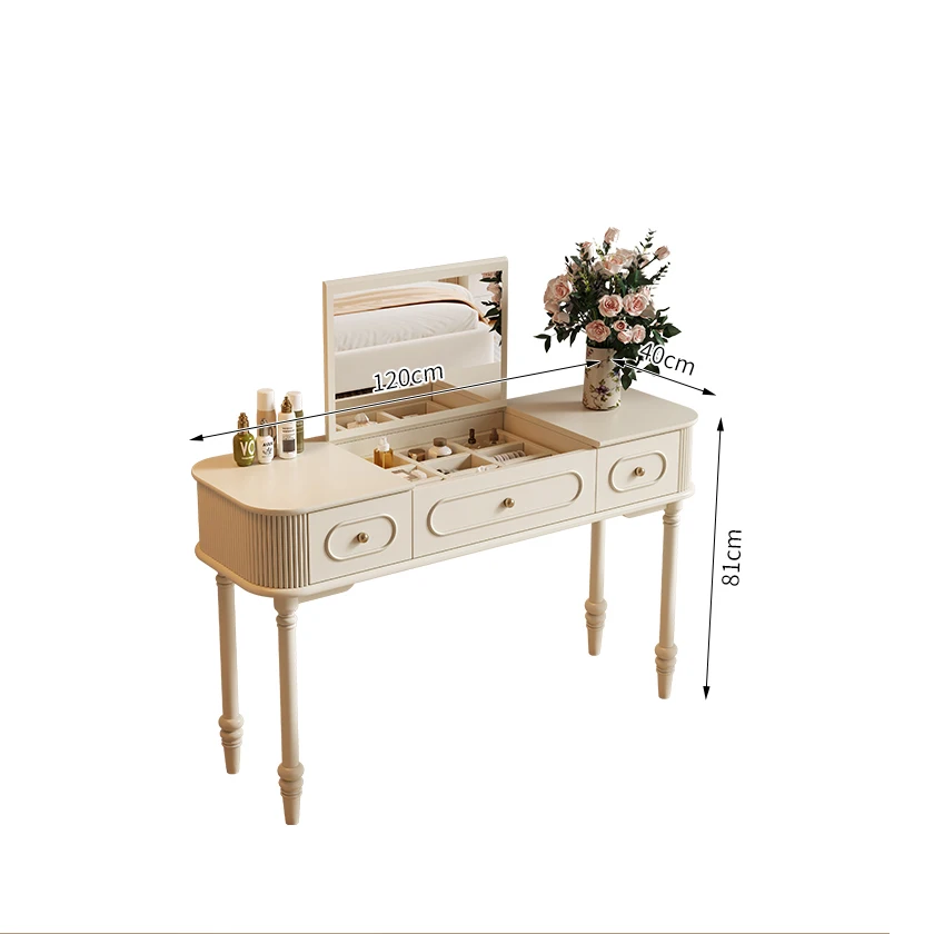 

Dressing Table Furniture Large Set Stool Vintage 70cm Custom French Desk Pink Import Lacquered Grey Beige Dressing Table