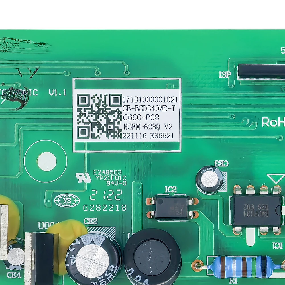 جديد CB-BCD400WE-T الطاقة PCB 17131000001021 لوحة تحكم لثلاجة ميديا الثلاجة اللوحة الأم أجزاء الفريزر