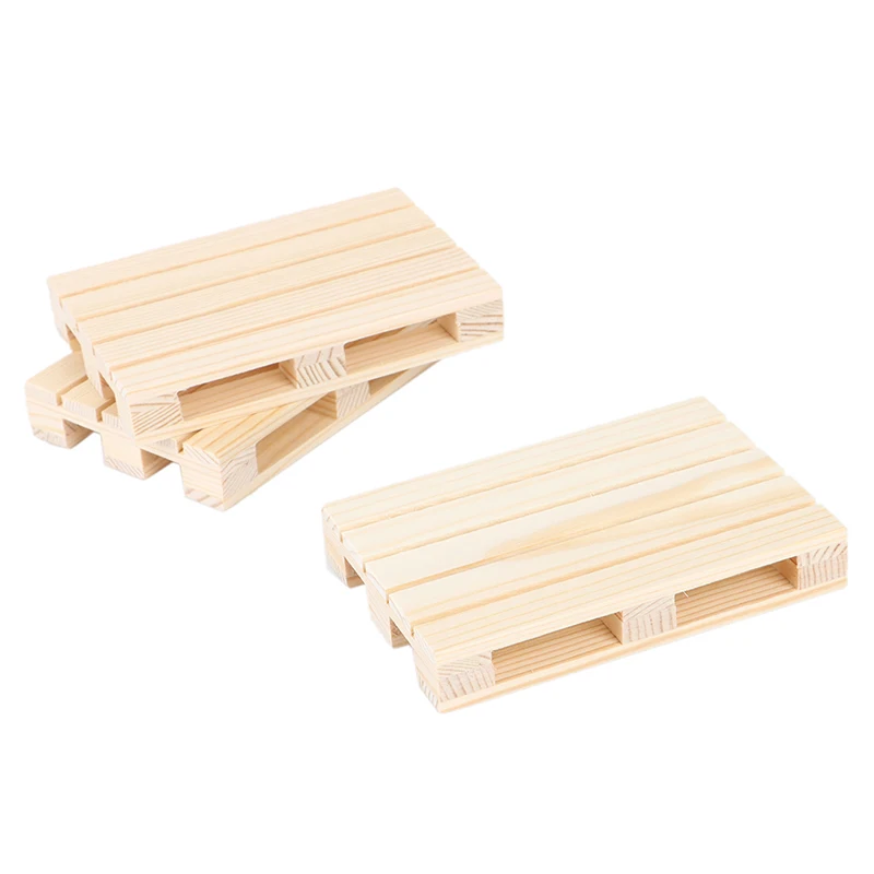 Nuovo Mini Pallet in legno sottobicchieri per bevande Pad isolante sottobicchiere sottobicchiere sottobicchiere