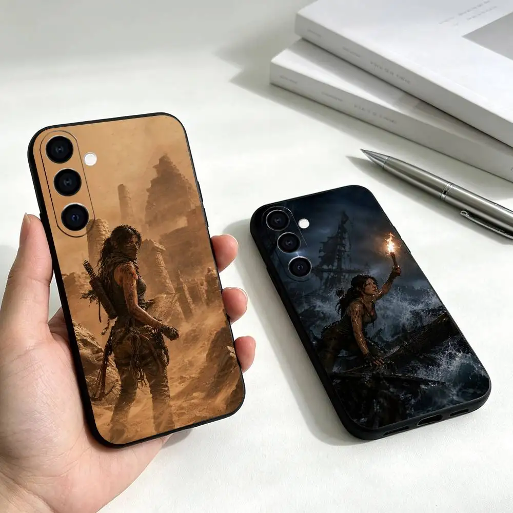 Game Tomb Raider Phone Case For Samsung Galaxy A73,A72,A71,A70,A53,A52,A51,Others Soft Black Cover Gift