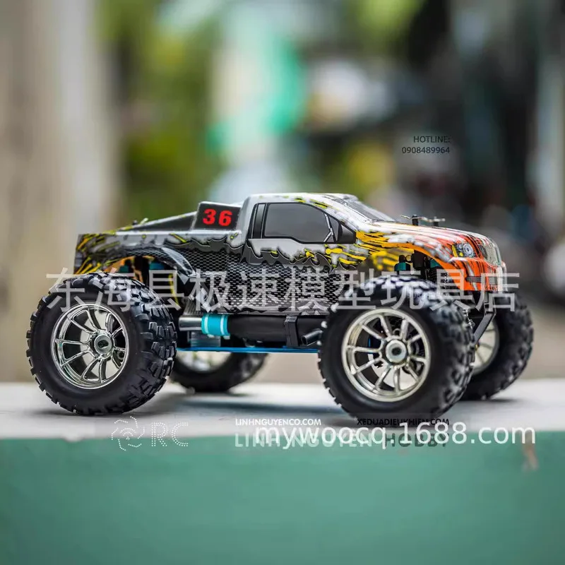 HSP 1/10 Scale 94188 Nitro Remote Control Monster Truck 4WD Off Road Vehicle With Ball Head Suspension Fuel Powered RC Hobby Car