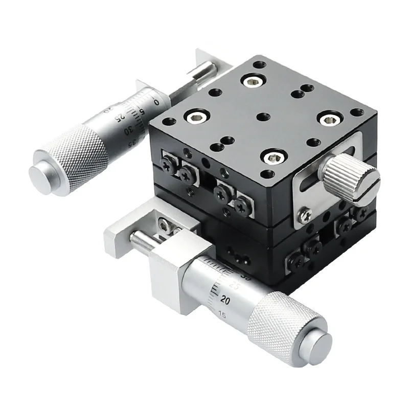 Displacement platform, manual fine-tuning precision mobile fine-tuning cross slide