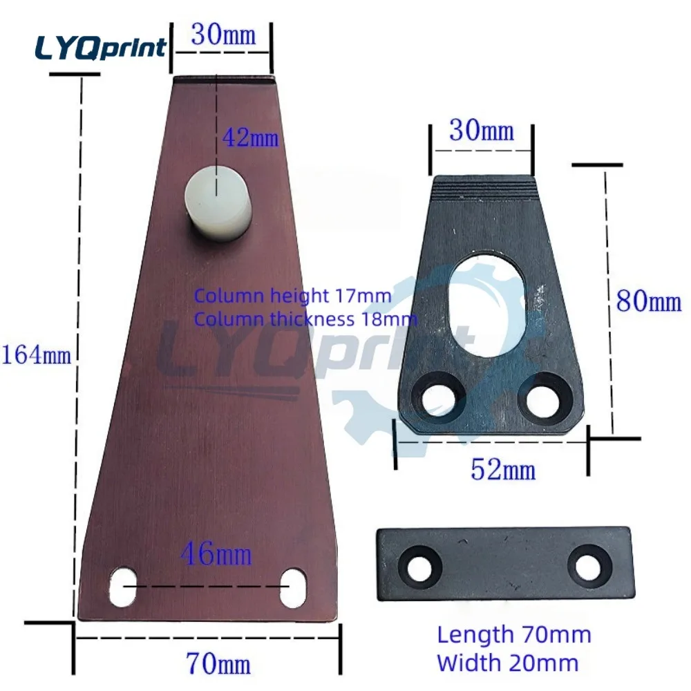 Xuheng 1620 Upper Teeth Yaoke 1650 Teeth Xinchuan 1650 Movable Teeth for Die Cutting Machine Parts