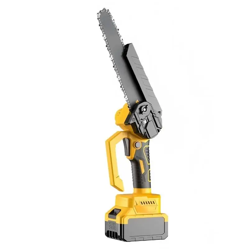 High Power Brushless  Electric Chain Saw Household Handheld Electric Saw Woodworking Electric Saw Portable Logging Cutting Tools