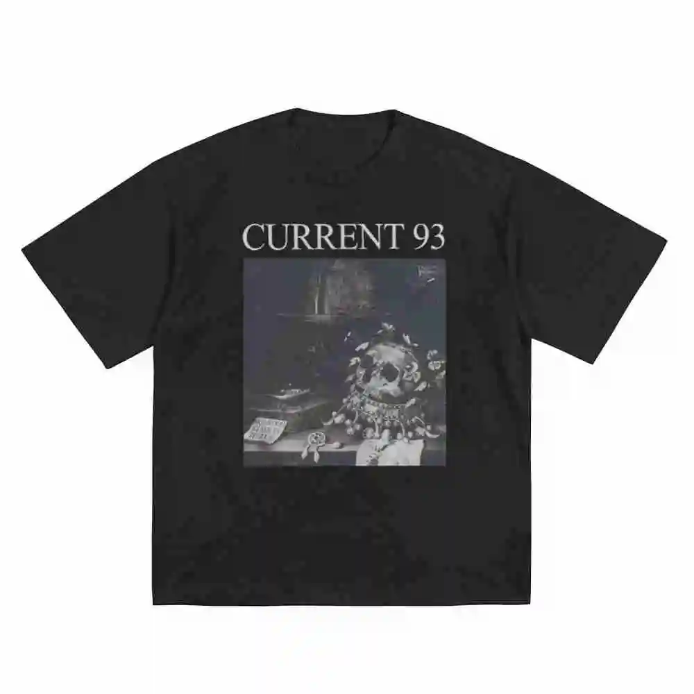 Current 93 Band The Red Face Of God Short Sleeve Tee 100% Cotton T-Shirt