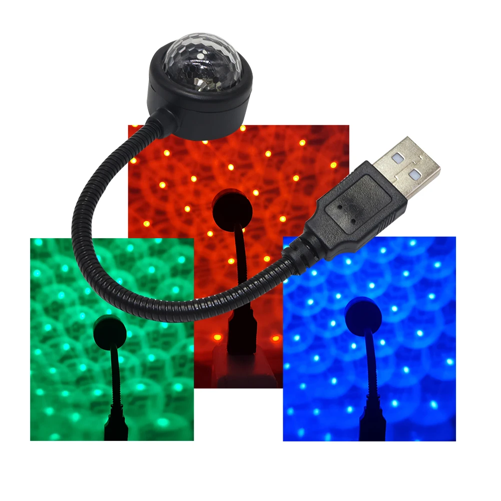 USB car ambient light Car mounted ambient light Automotive interior ambient lighting Low price clearance processing