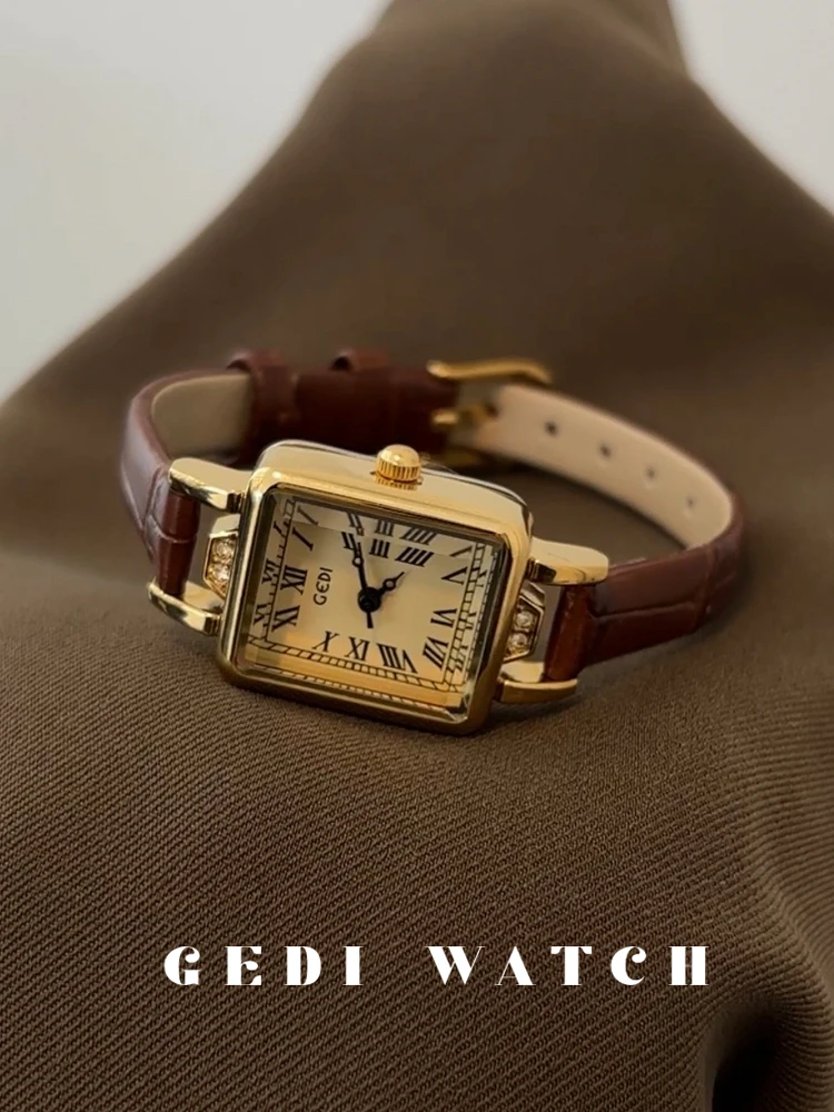 New Women'S Wristwatch 2026 New Style Small Square Watch Simple And Retro High-End Women'S Watch Suitable For Students And Women