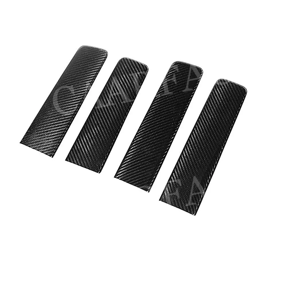 4 PCS/Set Carbon Fiber Material Car Door Trims Strip Decoration Stickers For Mercedes Benz G Class W464 G500 G63 AMG 2019-2020