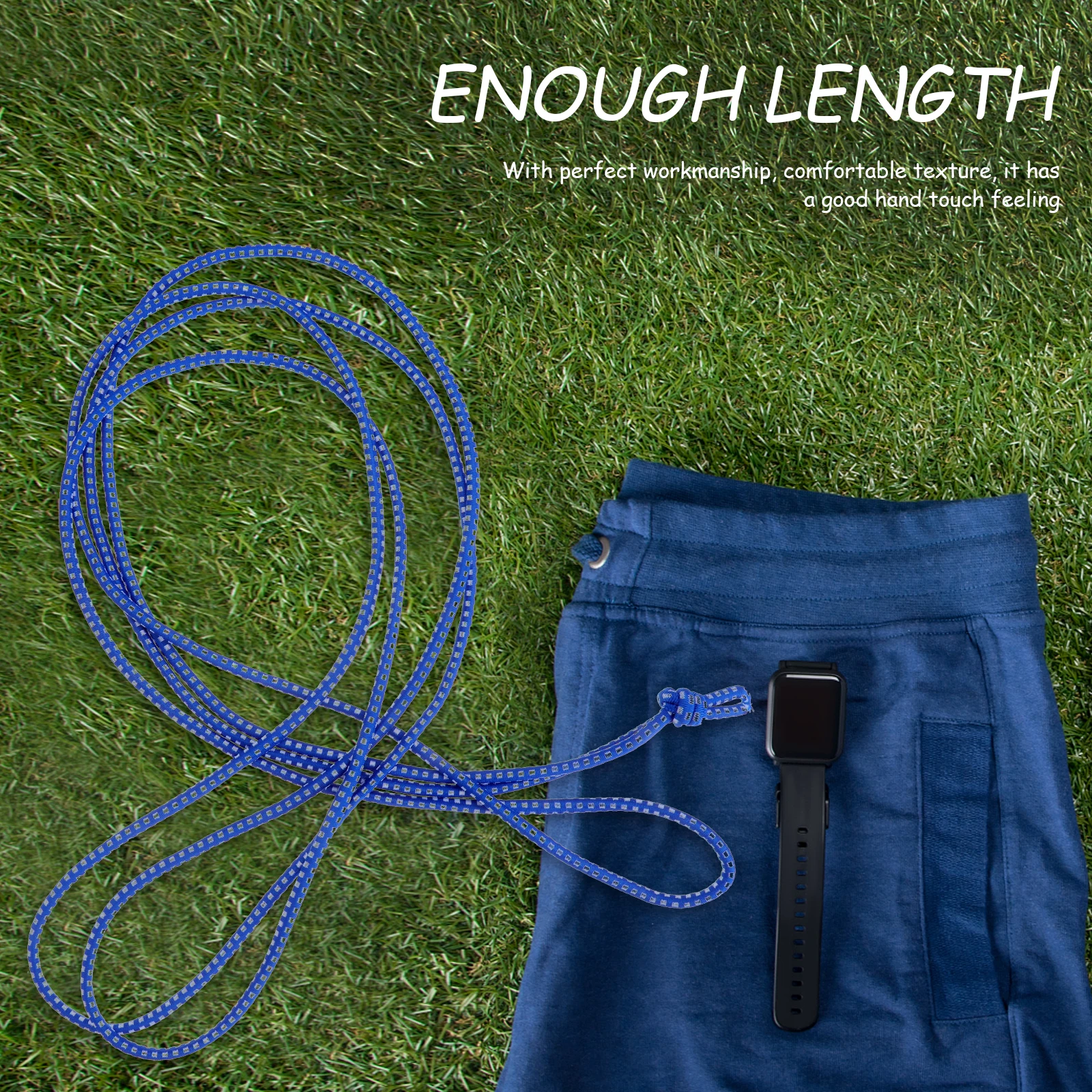 

Jumping Rope Rubber Band Outdoor s for Exercise Elastic Skipping Student Ropes Fitness