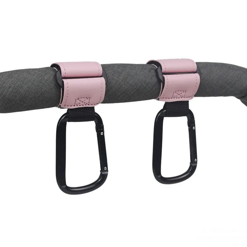 Stroller Hook Buckle Metal Multi-functional Baby Stroller Handle Storage Bag Hook 2 Universal Stroller Accessories