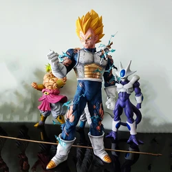 46cm Bandai Figure Anime Dragon Ball Z GK Super Saiyan Vegeta Action Figure PVC Collectible Ornament Decorative Figure Doll Toy