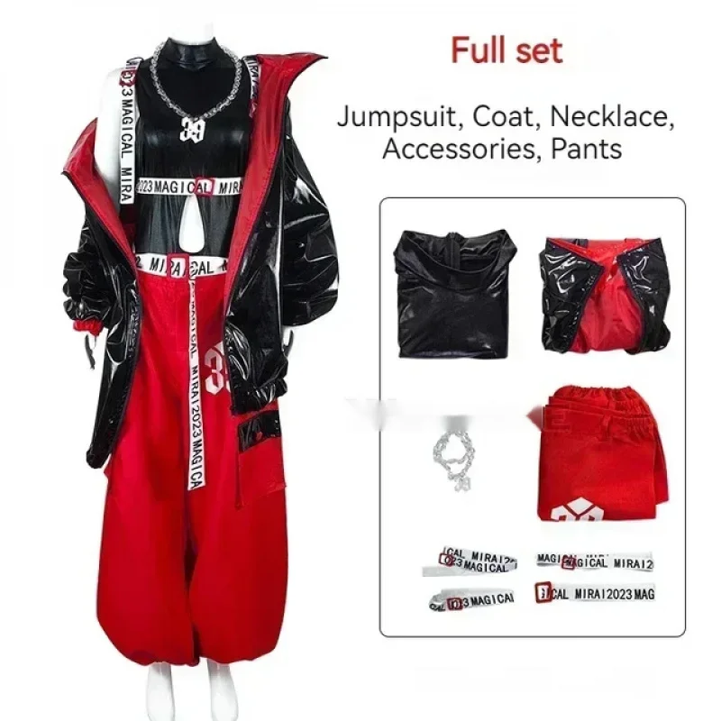 En Stock Miku colorido Cosplay disfraz proyecto Mirai Sekai escenario mágico concierto espectáculo mágico Halloween conjunto completo peluca