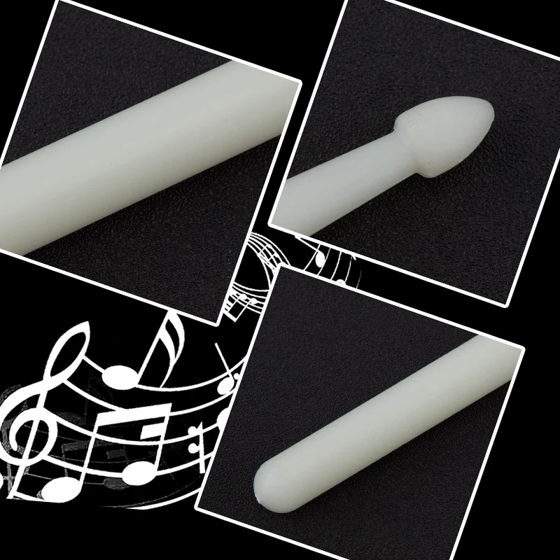 2pcs 5A Luminous Drum Stick Drum Set Fluorescent Drumsticks Glow in The Dark Musical Instruments