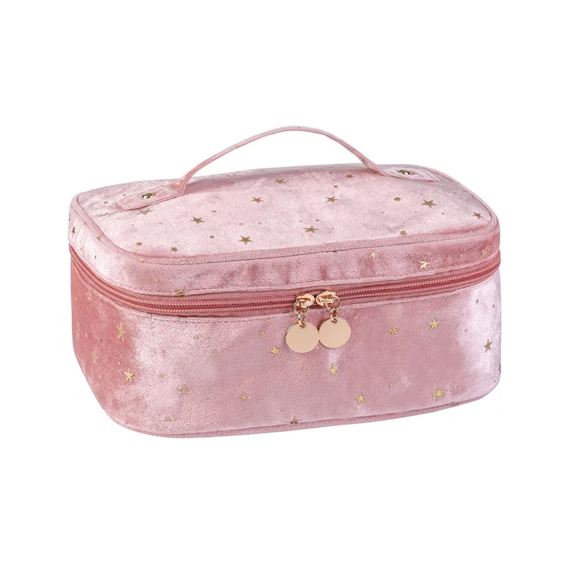 Velvet Makeup Bag Flannel Portable Replacement Lipstick Storage Bag Star Velvet Cloth Portable Travel Storage Washing Bag