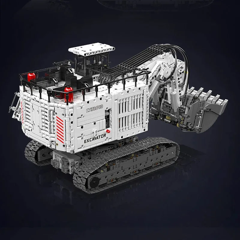 MOLD KING 17067 voiture technique jouets l'application et RC motorisé 6060 pelle sur chenilles bloc de construction assemblage camion brique enfants cadeaux