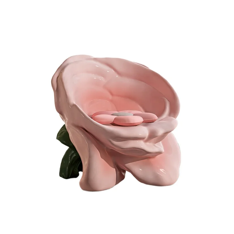 

Rose casual back chair, bedroom villa fiberglass furniture seat