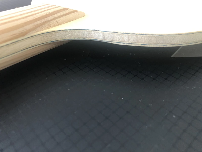Stuor BLUE Carbon Hinoki Table Tennis Blade Hinoki Wood Ping Pong Racket 7 Layers With Fiber Carbon Fast Attack FL ST CS