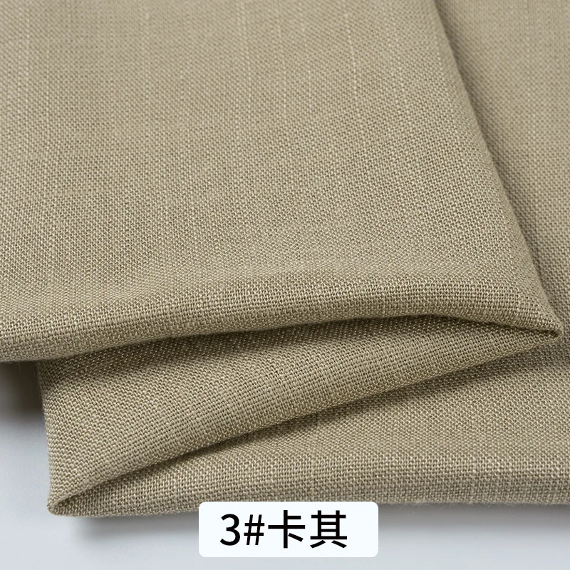 Stretch Cotton Linen Clothing Fabrics By Meter Textile Sewing Fabric Dress Pants Undershirt  Breathable Environmental Protection