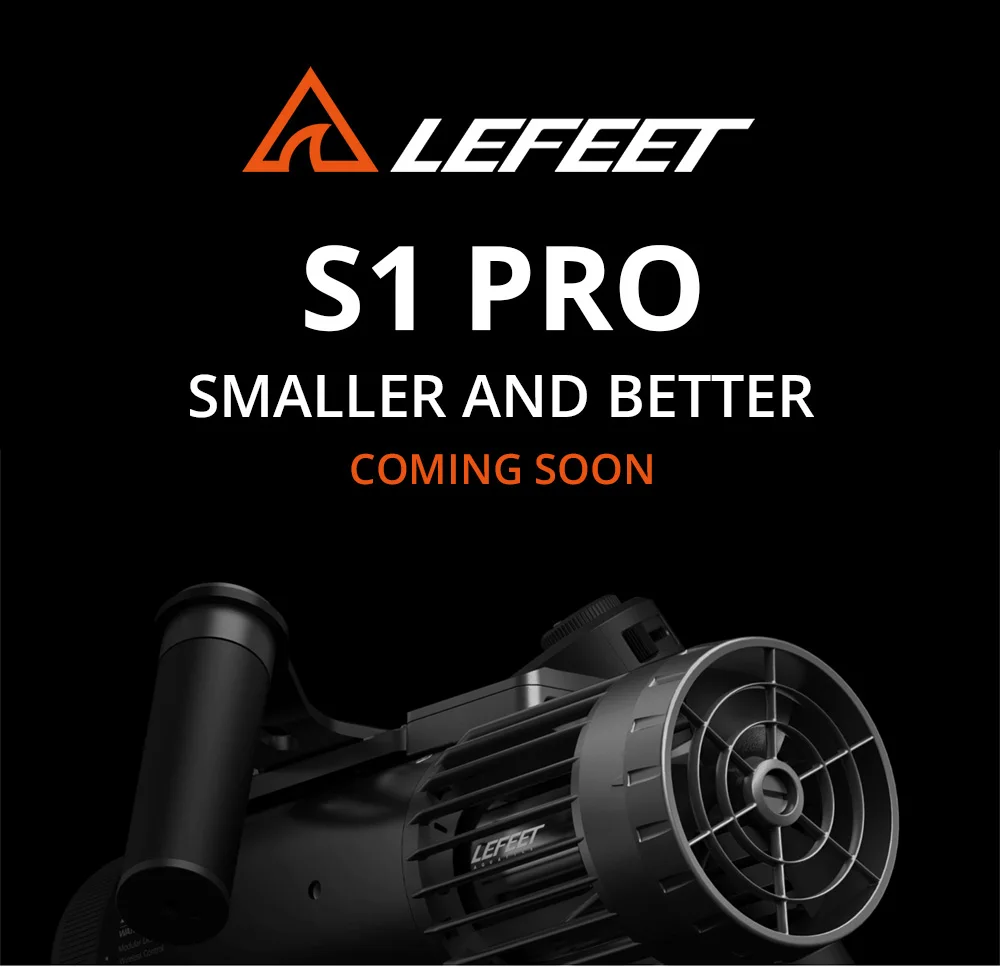 LEFEET S1 PRO Ultimate Modular Water Scooter, Wireless Control, 40 Meters Depth Rating, 6 Modes，More Powerful  Modular Design