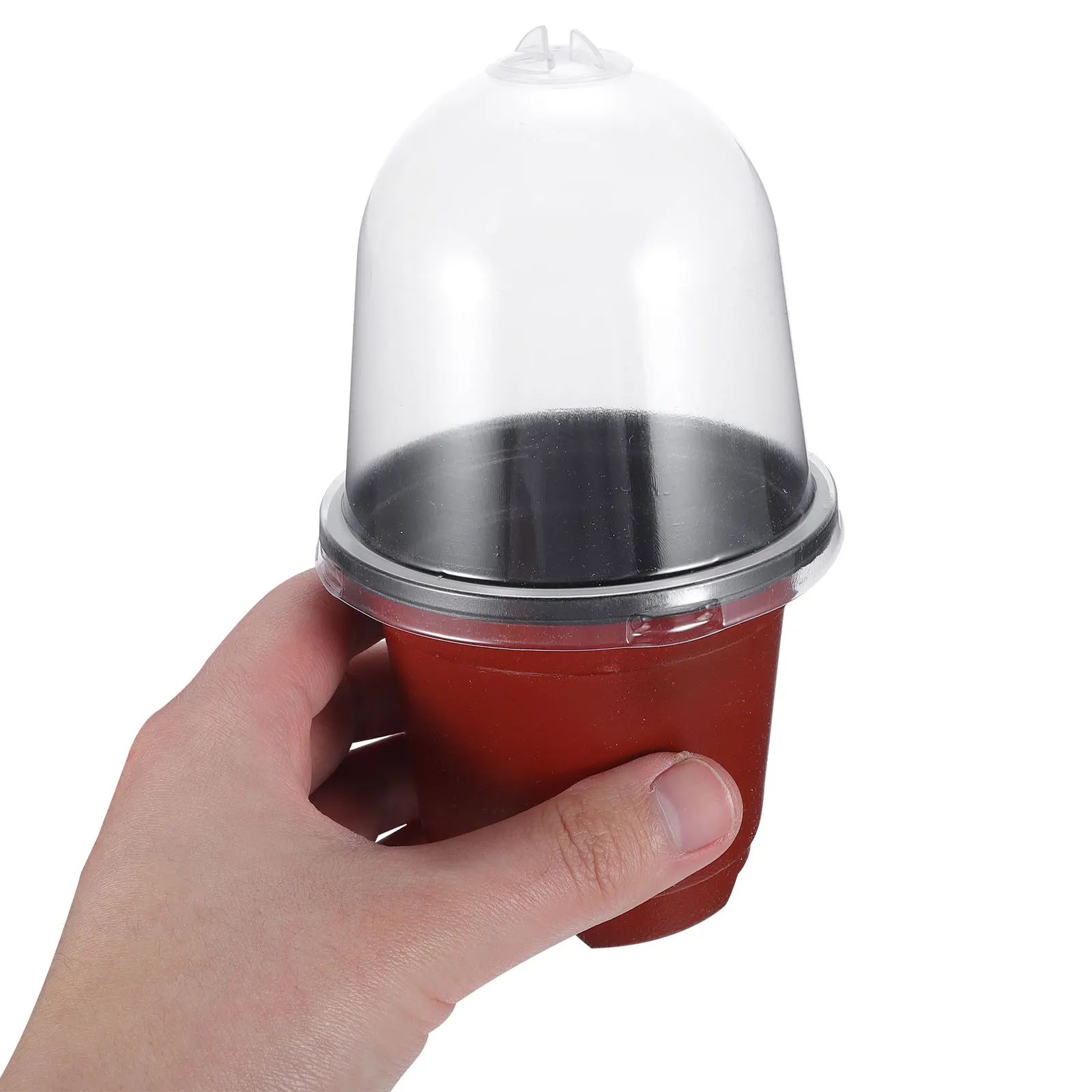 

10pcs Nursery Pot Colorful Seedling Pots Planter Small Outdoor Plants Starter Plastic Containers Cups Gardening Tools Double