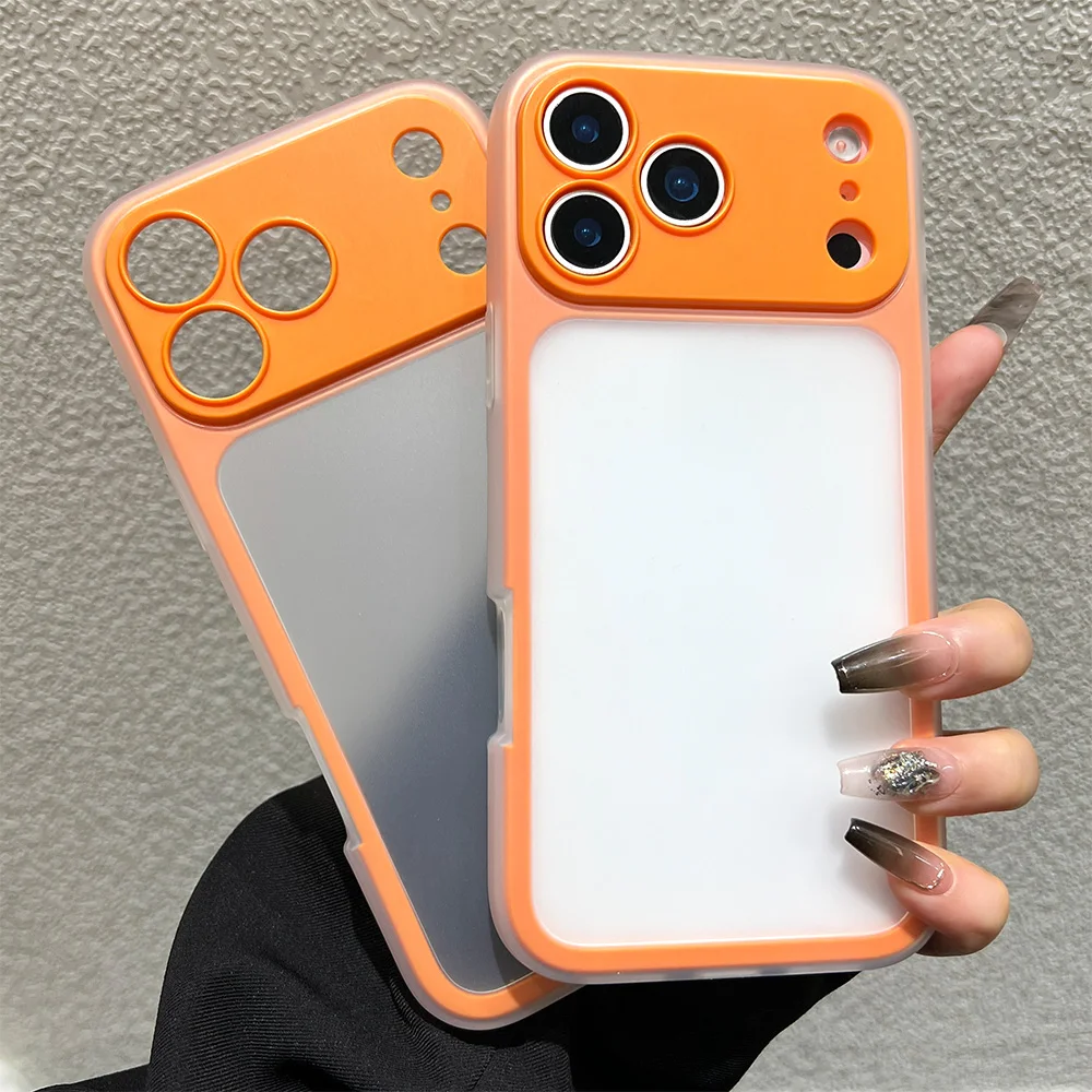 Weiche Silikon-Handyhülle für iPhone 18 Pro Max 17 16 15 14 13 Air 2 in 1 Candy Color Transparente Stoßfeste Schutzhülle mit Kameraschutz