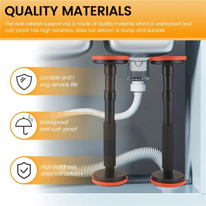 Leading-Edge-Single Socket Round Heads Support Bathroom Cabinet Installation Load Bearing Adjustable Lifting And Fixing Tool