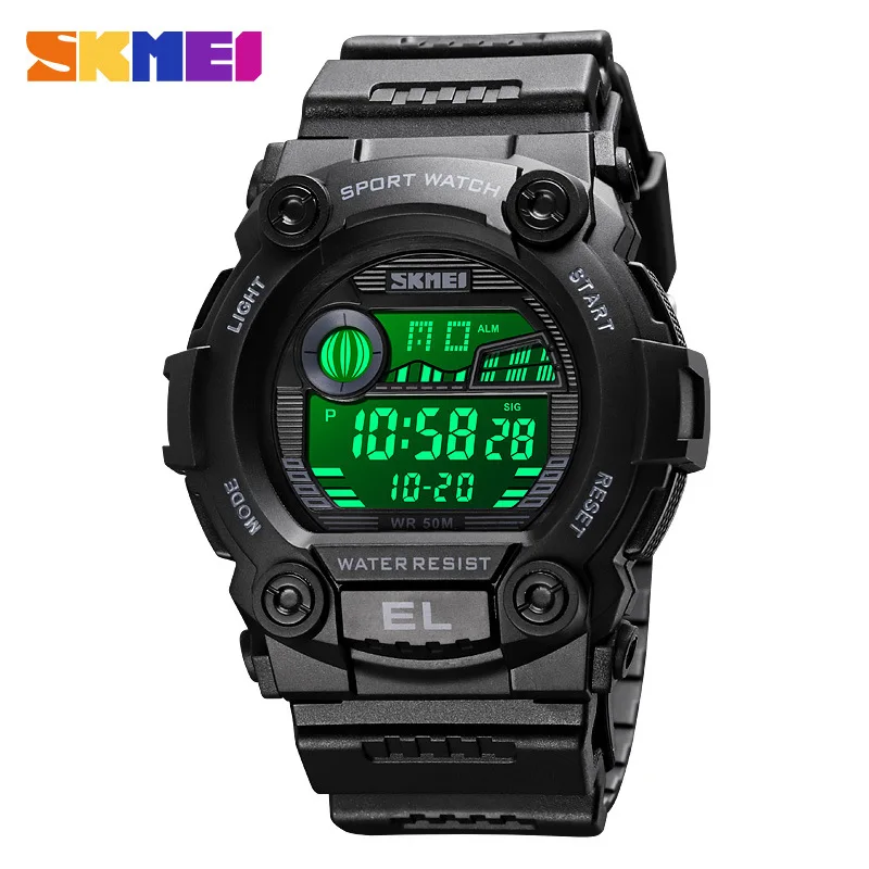 

Skmei Children's Electronic Watch European and American Style Sports Youth Student Luminous Watch Men