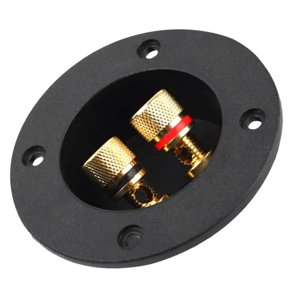 

6pcs Speaker Box Terminal Cup Car Speaker Connector Subwoofer Binding Post Loudspeaker Junction Plate Diy Wiring Kit For Auto