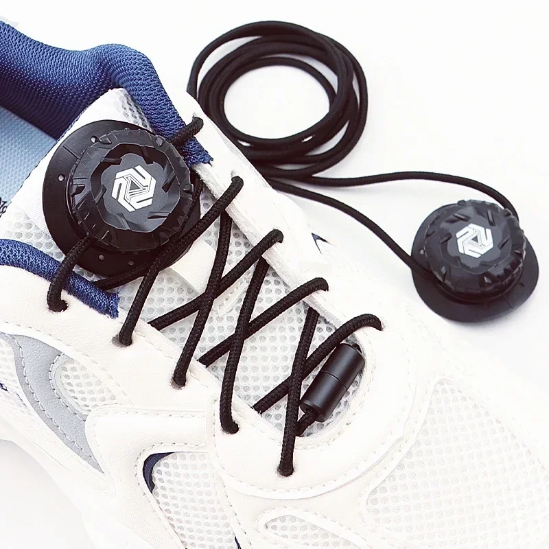 Swivel Buckle Laces Automatic Shoelaces no tie shoelaces unisex Sneakers Shoelace adult child Shoe Accessories Install simple