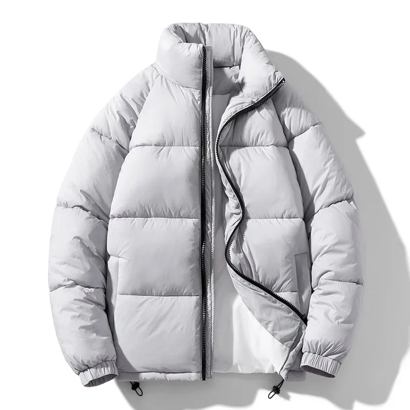 Veste en coton adt épaissie de style coréen pour hommes, col montant, conception moelleuse, parkas d'hiver, doudoune pour hommes JK-995