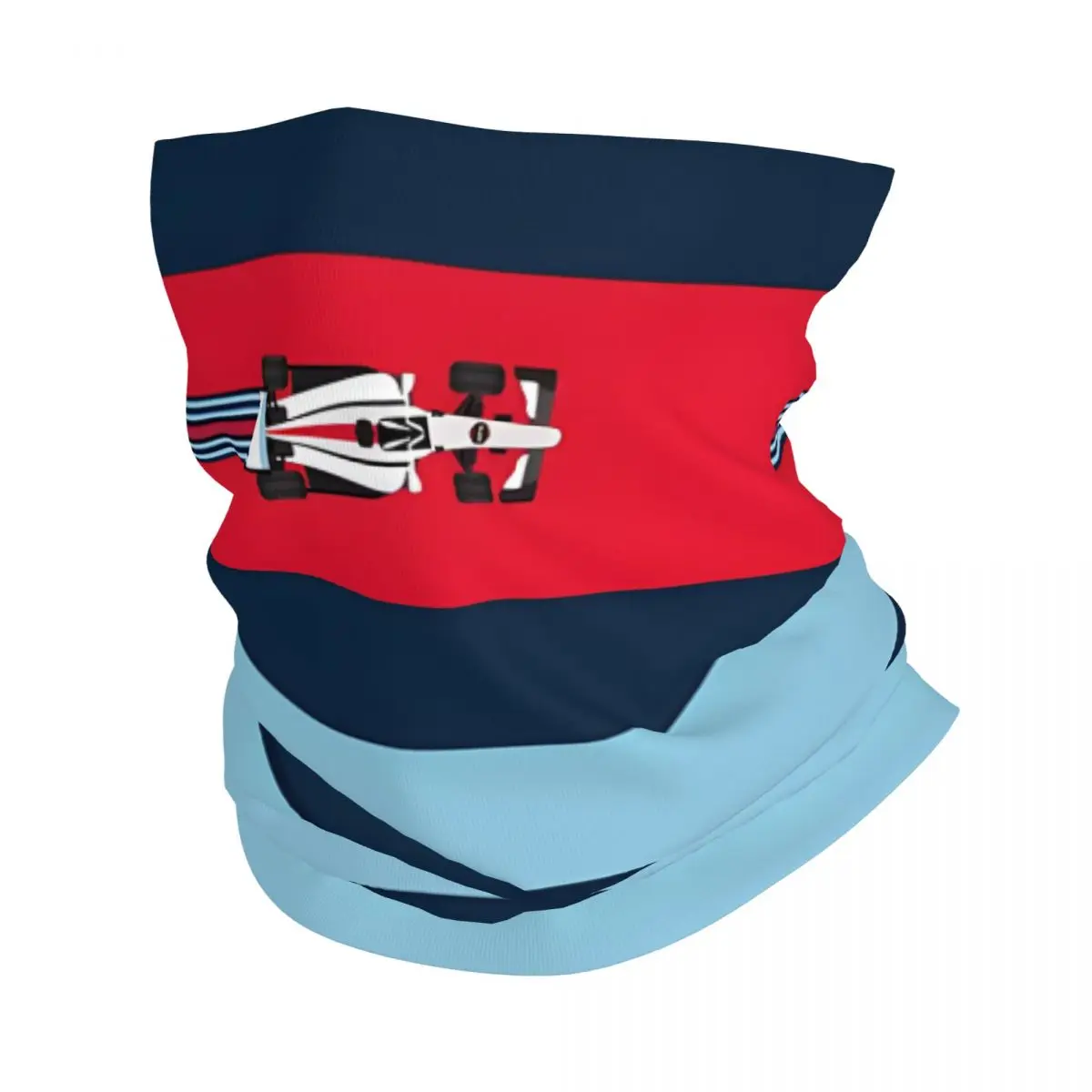 Martini Livery Stripe Headband Neck Warmer Men Ski Running Tube Scarf Medical Nurse Face Bandana Gaiter