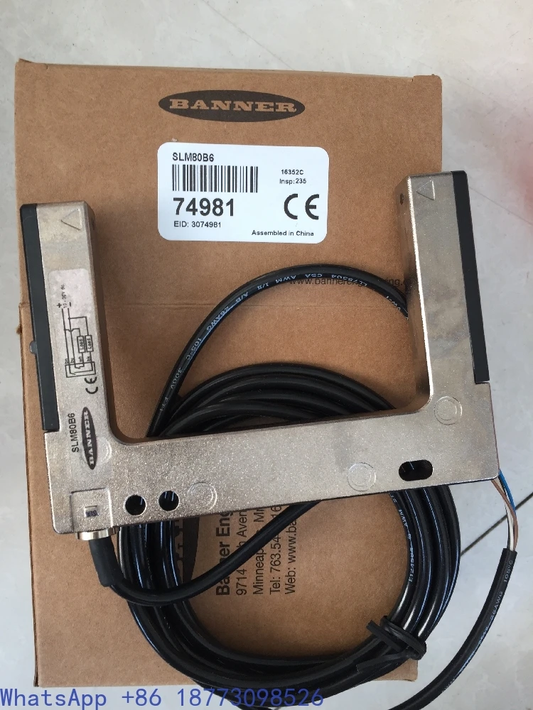 SLM20B6/SLM30B6/SLM50B6/SLM80B6/SLM10B6 Banner Slot Sensor