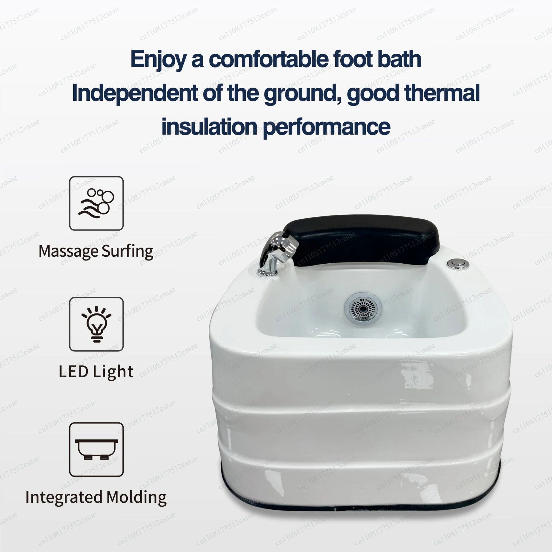 Foot bath basin salon dedicated multifunctional colorful surfing massage foot basin