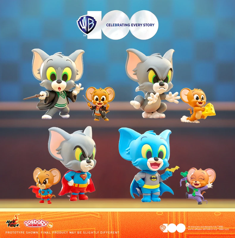 Cosbaby-figuras de acción de Tom y Jerry de Harry Potter, juguete pequeño de modelo de mano para regalo, 100