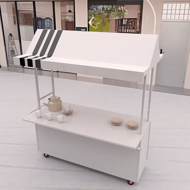 Mobile Market Shopping Mall Outdoor Night Market Stall Internet Celebrity Snack Trolley image 4