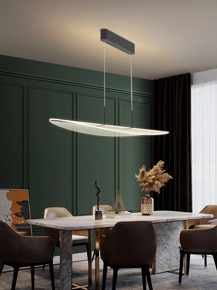 

Modern Acrylic LED Ceiling Pendant Lamp Home Dining Room Bar Dimmable Lighting Pendant Lights Indoor Simple Decoration luminaire