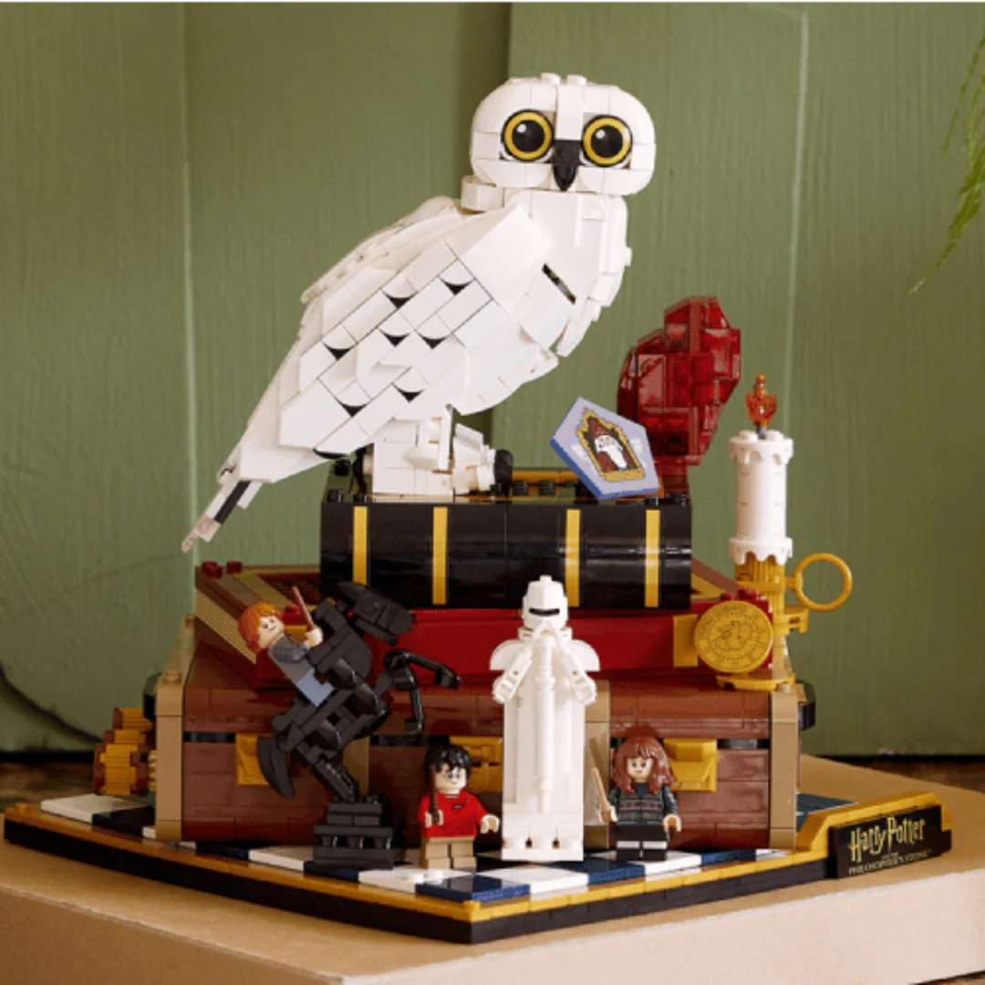 Creative store Moc NEW Sorcerer Stone Bricks Building Blocks Compatible 1571pcs Magical Owl Model Birthday Gifts image 3