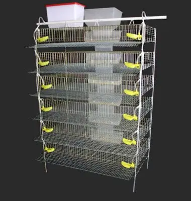 H Quail Cage Brooder Cage for Laying Hens 6 Floors Automatically Cleaned Manure Breeding Laying Cage Poultry Farm Equipment