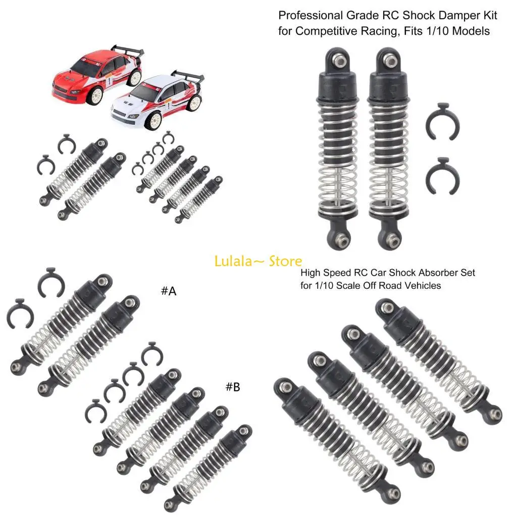 Y4QA Practical Shock Absorbers for Extreme Road Action Toy Set 1/12 Scale Fit 2pcs