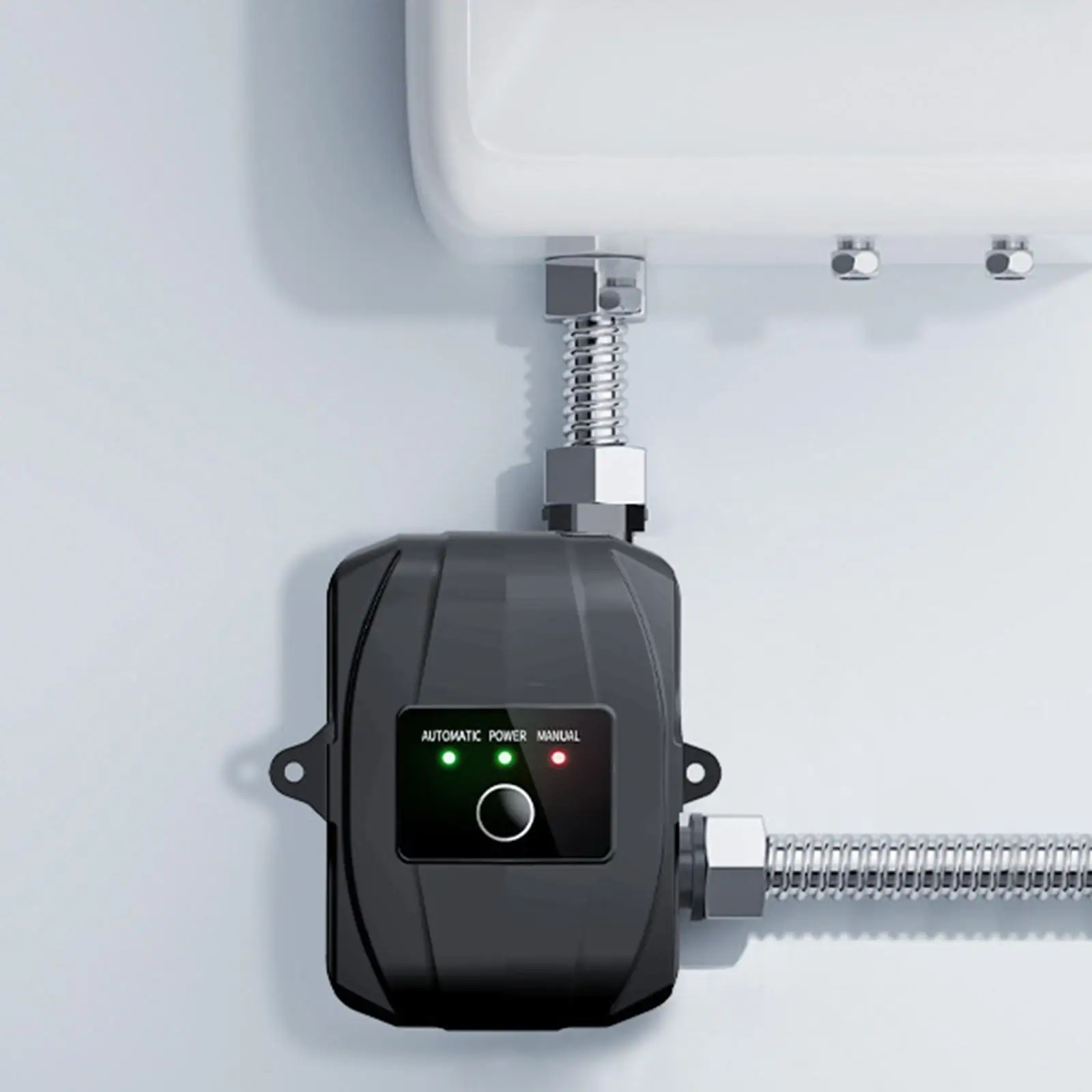 Automatic Shower Booster Pump 24V 150W Water Pressure Boost Pump with Quiet Motor for Home Bathroom