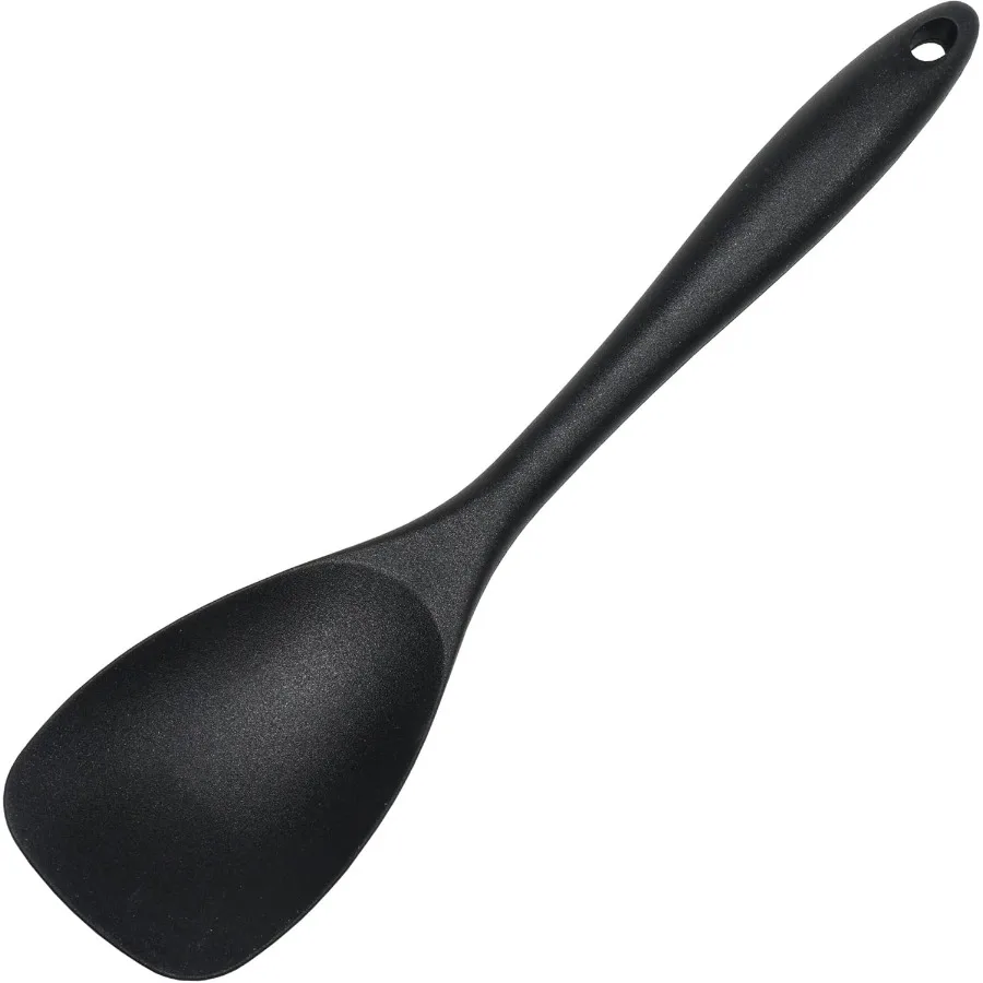 

Premium Silicone Spoon Spatula 11.5 inch Black
